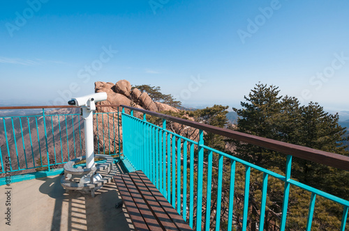 Observation point with telescope © tanawatpontchour