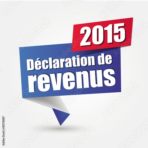Déclaration de revenus 2015