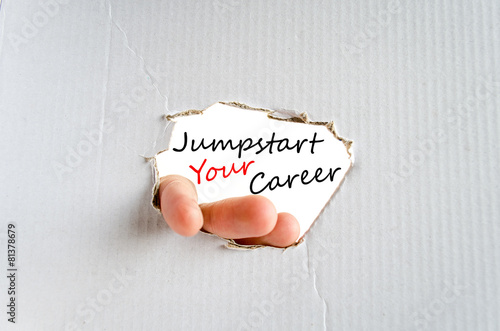 Jumpstart Your Career Concept photo