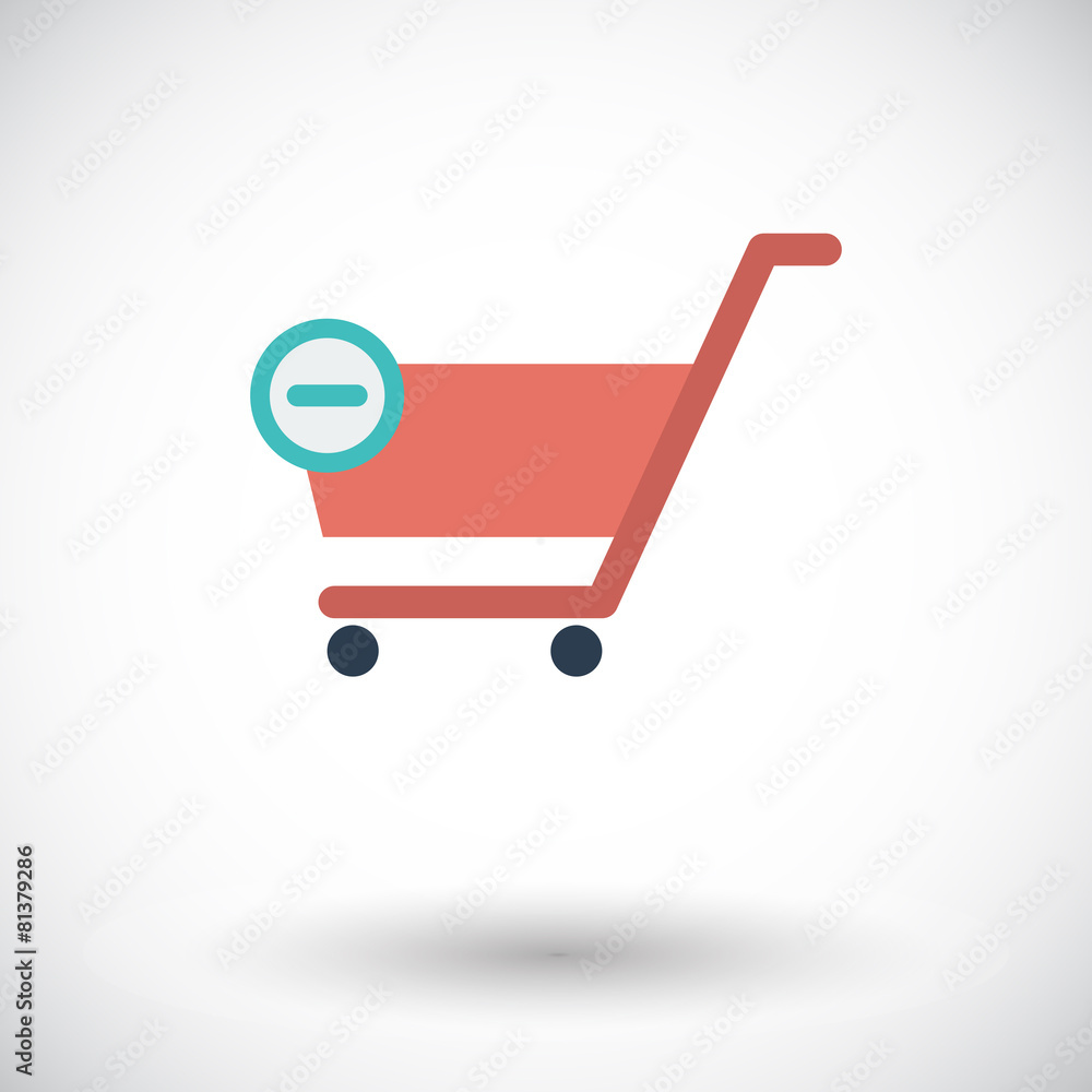 Cart single icon. Cart single icon.