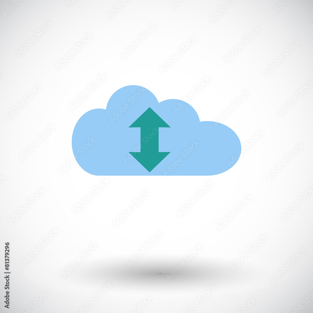 Obraz premium Cloud computing icon