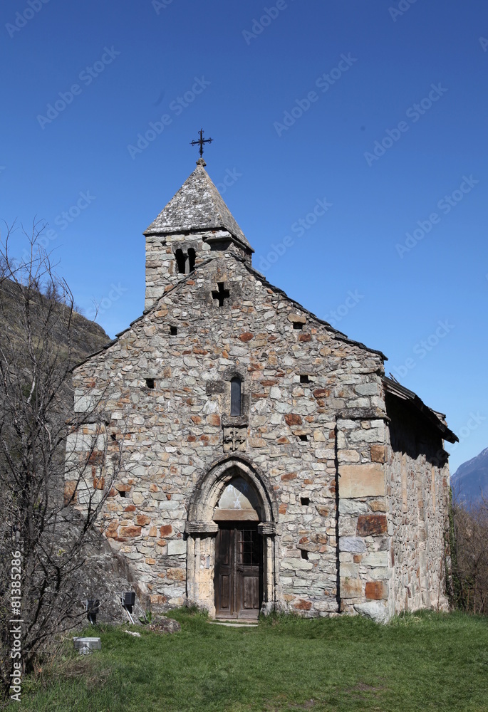 Fototapeta premium Eglise sur la Colline de Valère.