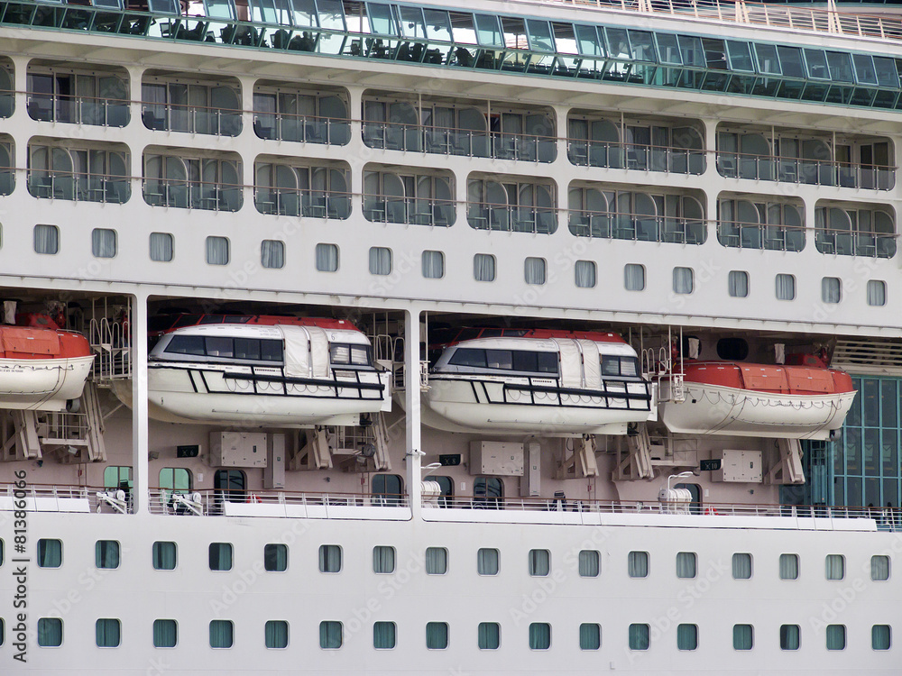 Obraz premium Rettungsboote