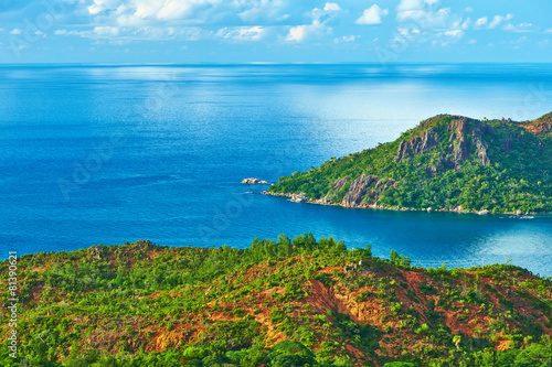 Beautiful landscape at Seychelles