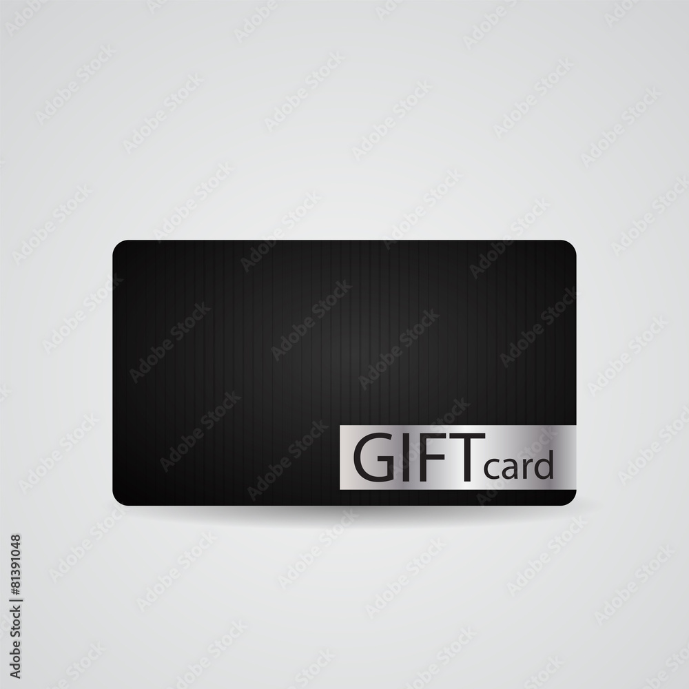 Abstract Beautiful Gift Card Design, Vector Illustration