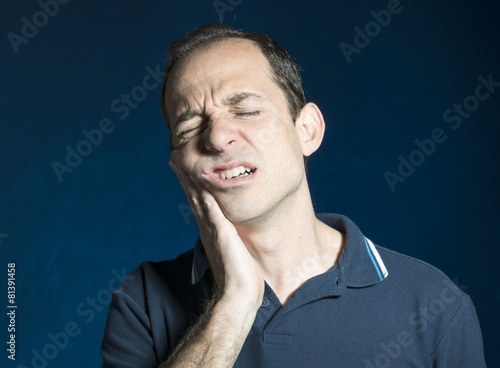 Konstfotografi Hombre con dolor de muelas