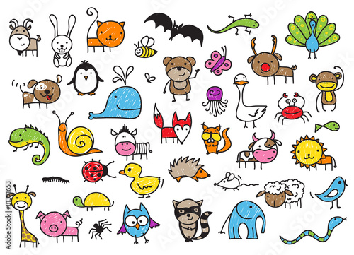 Kid's drawings of animals