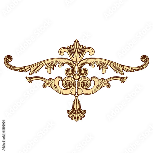 vector golden ornaments