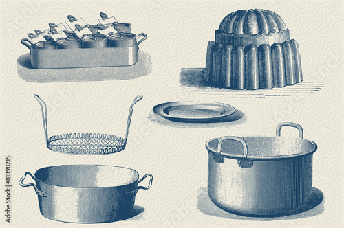 27 Kitchen And Cooking Set Vector
