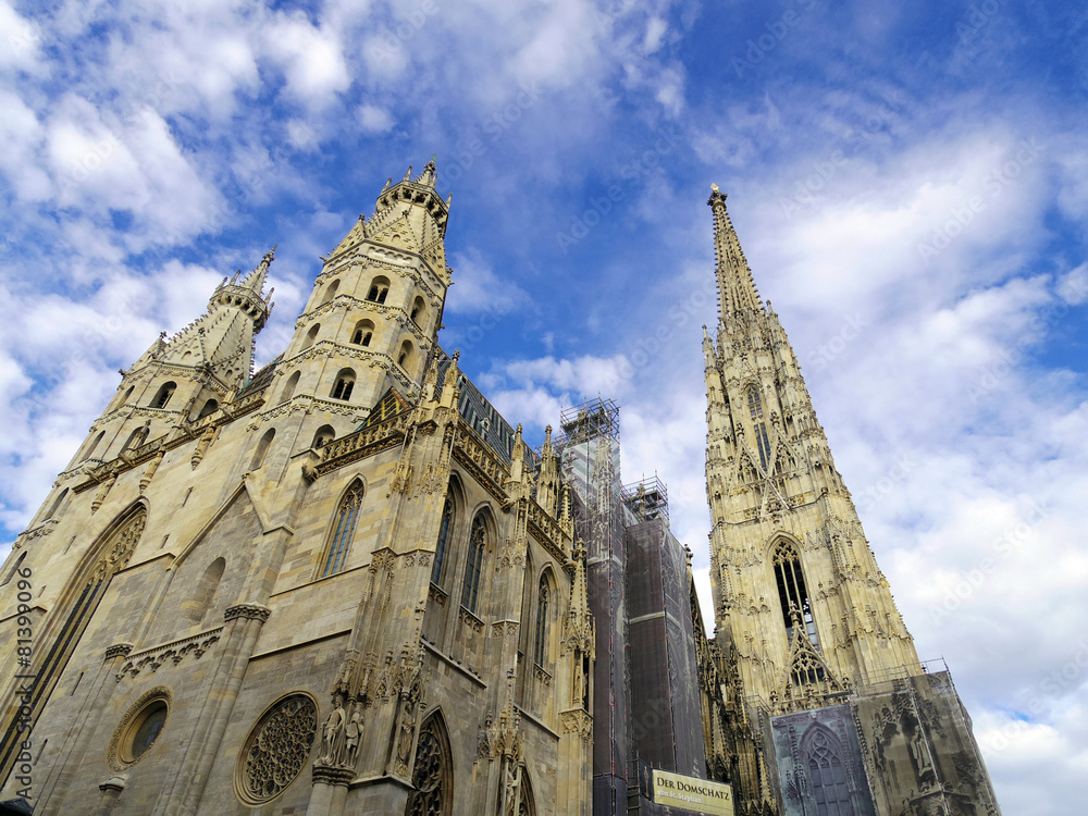 Fototapeta premium St. Stephan cathedral in Vienna Austria. Landmark architecture