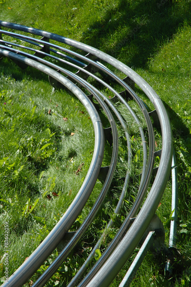 Roller coaster tracks
