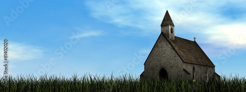 Photos Small chapel - 3D render