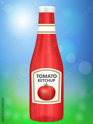 tomato ketchup background