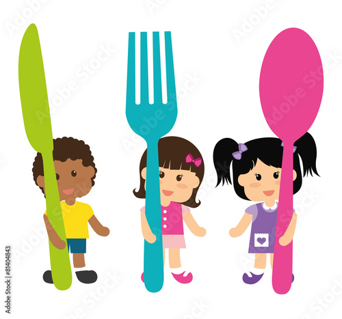 Kids menu design.