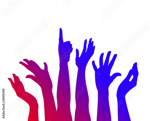 comunità,  mani, braccia, viola