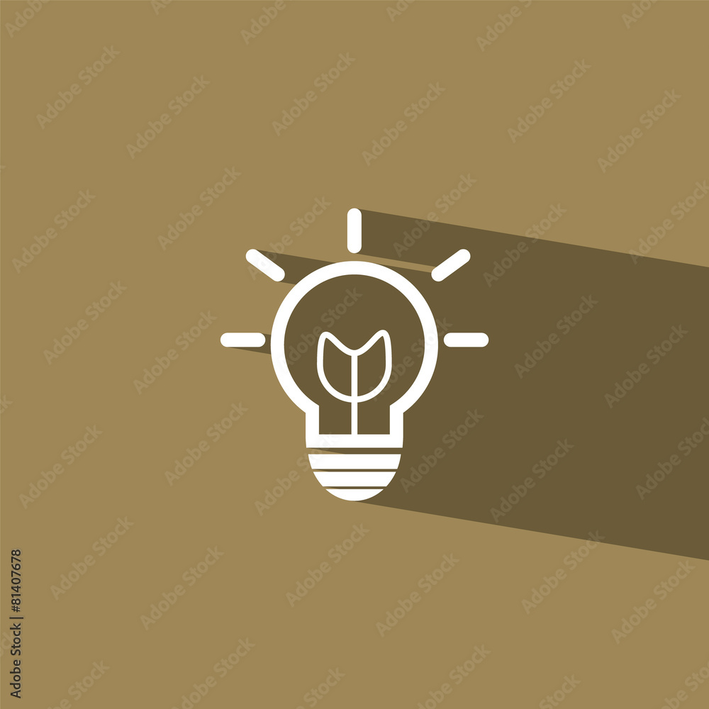 bulb flat icon vector illustration eps10 bulb flat icon vector illustration eps10