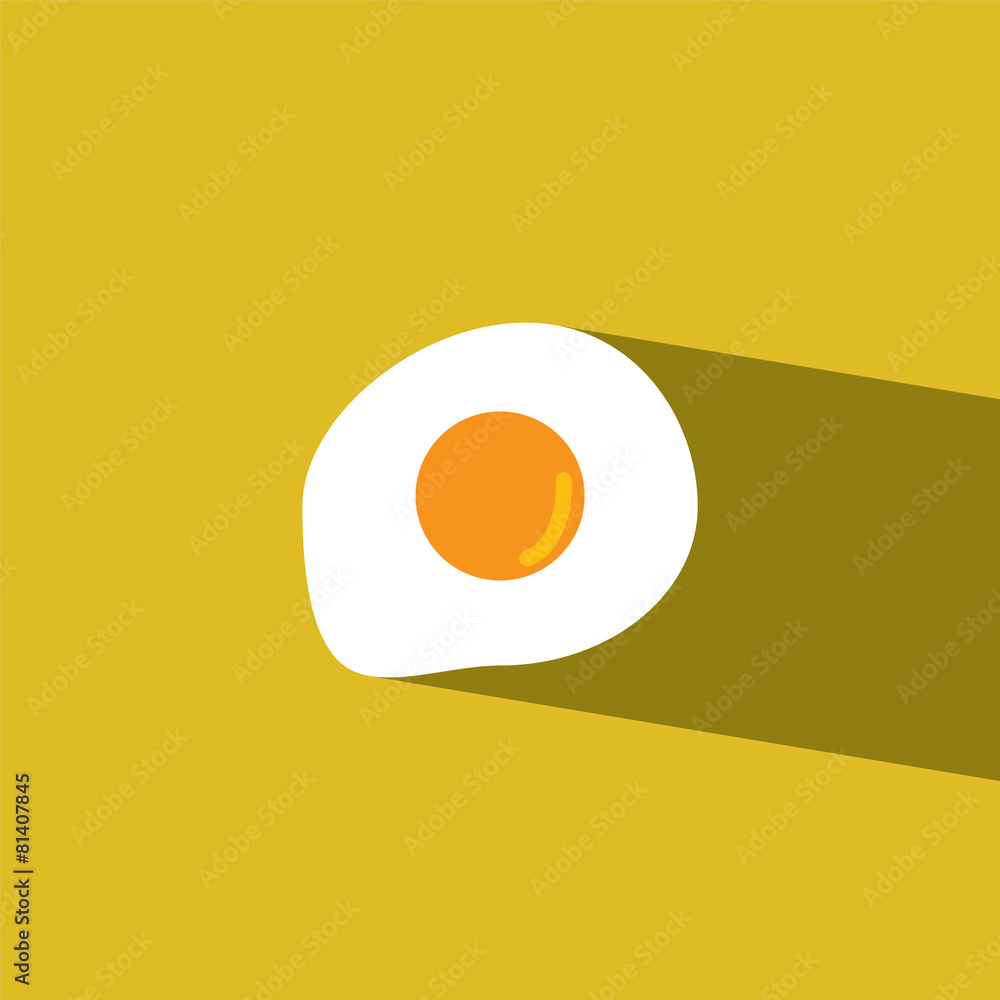 fried eggs flat icon vector illustration eps10 fried eggs flat icon vector illustration eps10