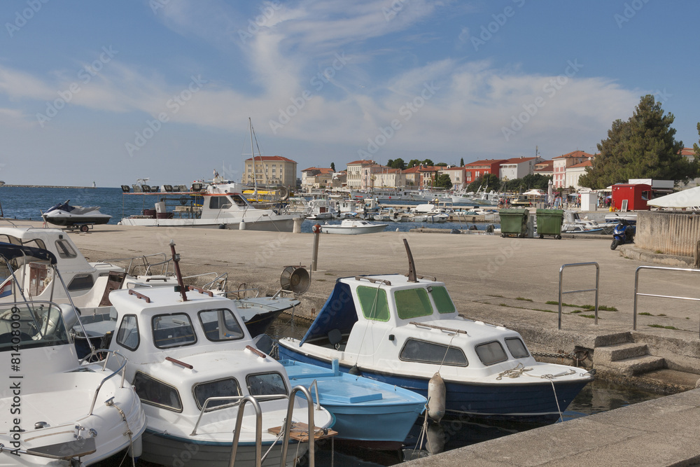 Fototapeta premium Porec marina in Croatia.