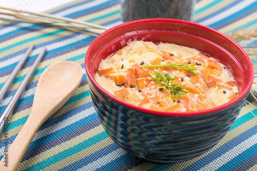 Steamed Egg with shrimp photo