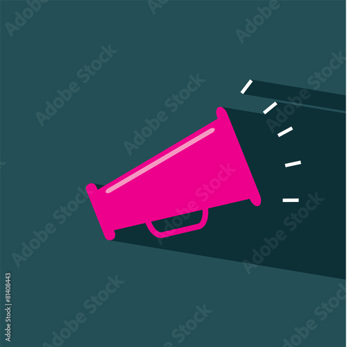speaker flat icon  vector illustration eps10