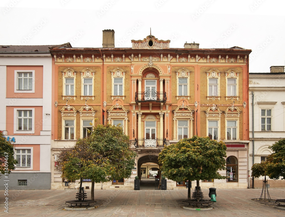 Main square in Kosice. Slovakia