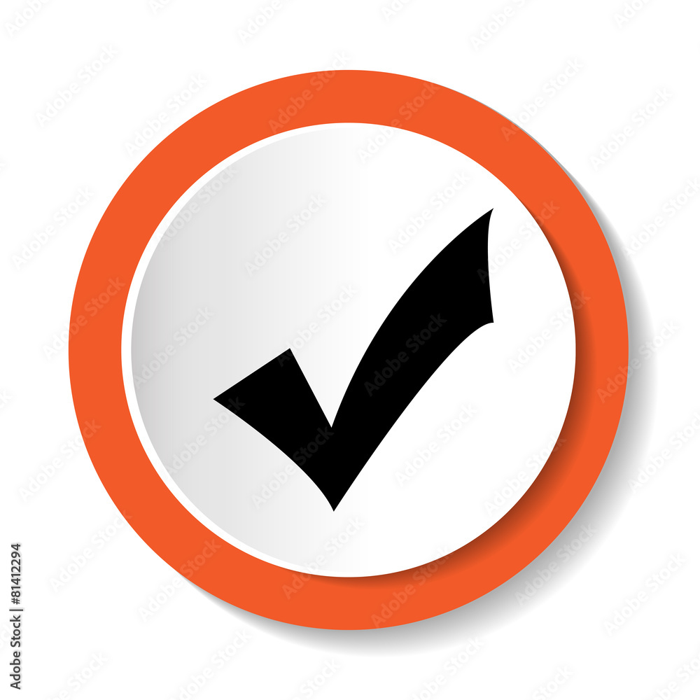 Vector Check Button Vector Check Button