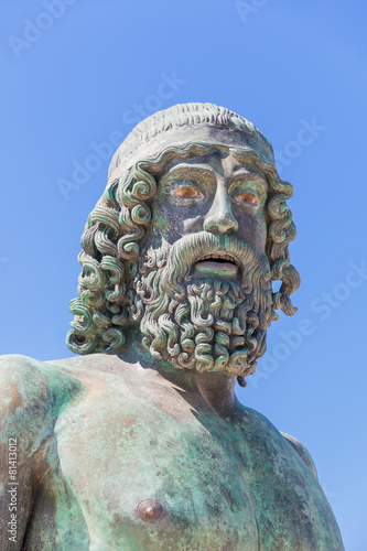 Portrait of Riace's Bronze copy of statue A
