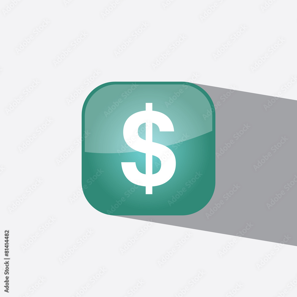 money button icon flat vector illustration eps10 money button icon flat vector illustration eps10
