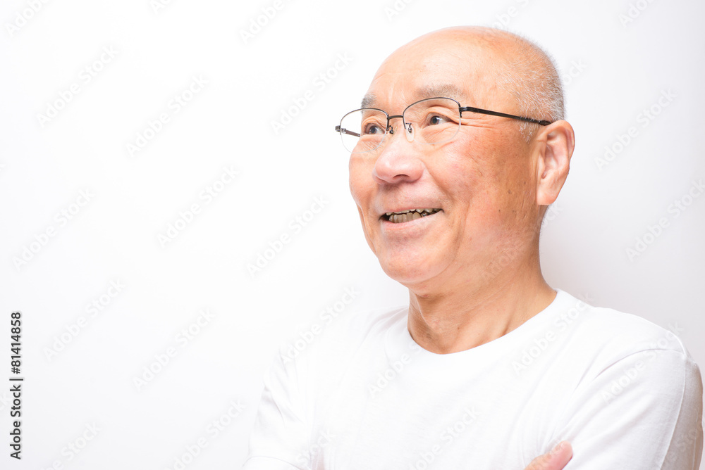 笑顔のシニア 笑顔のシニア