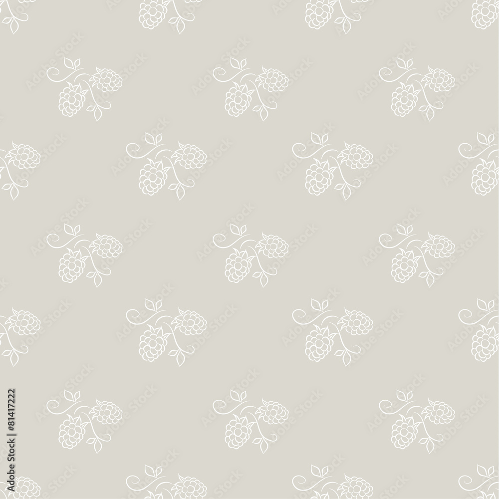 branches of raspberry pattern branches of raspberry pattern