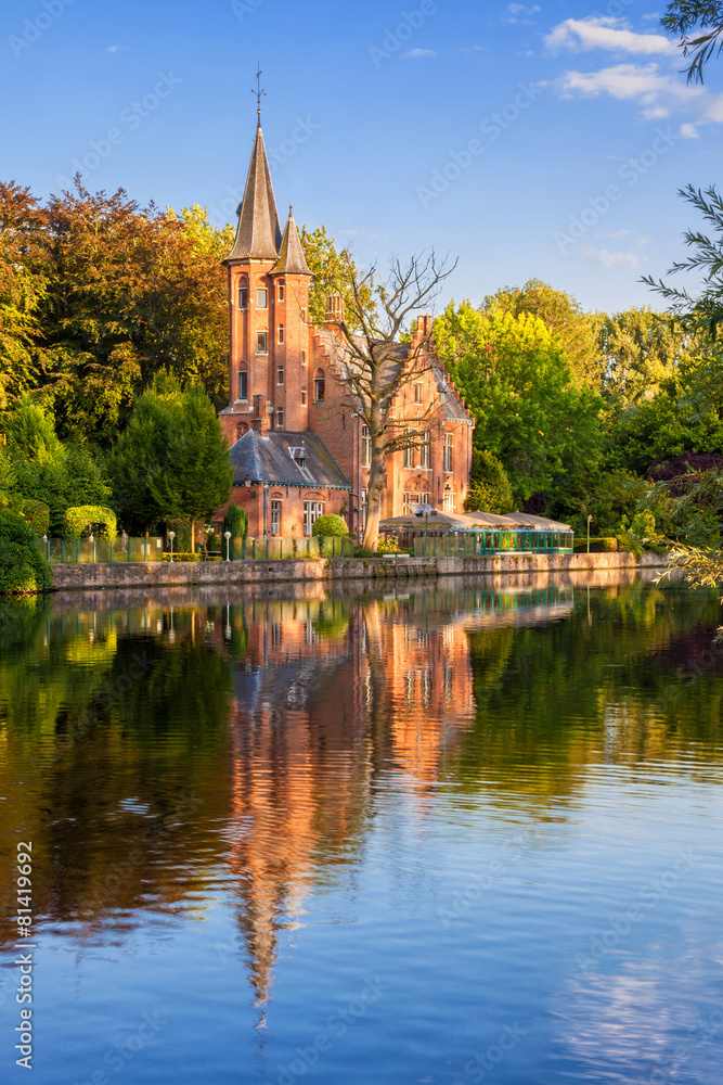 Bruges, Belgium: The Minnewater (or Lake of Love)