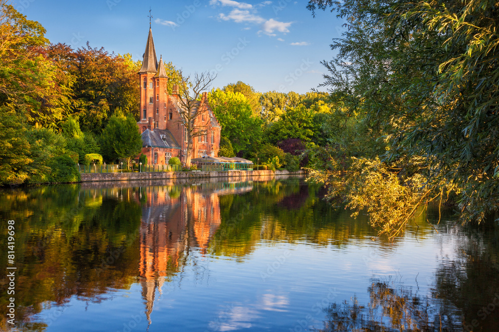 Bruges, Belgium: The Minnewater (or Lake of Love)