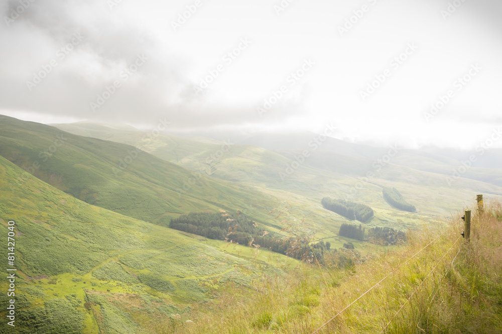 Obraz premium Valle de Moffat, Escocia