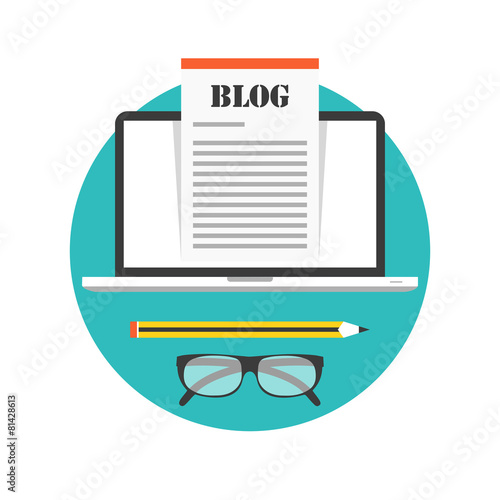 Blogging concept