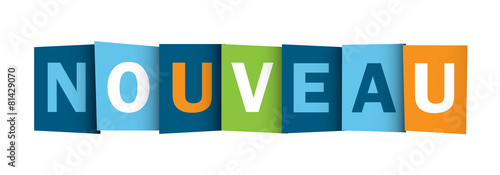 "NOUVEAU" (nouveautés actualités publicité découverte icône)