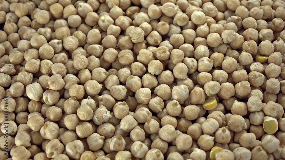 Portion of Chick Peas (seamless loopable 4K UHD footage) Portion of Chick Peas (seamless loopable 4K UHD footage)