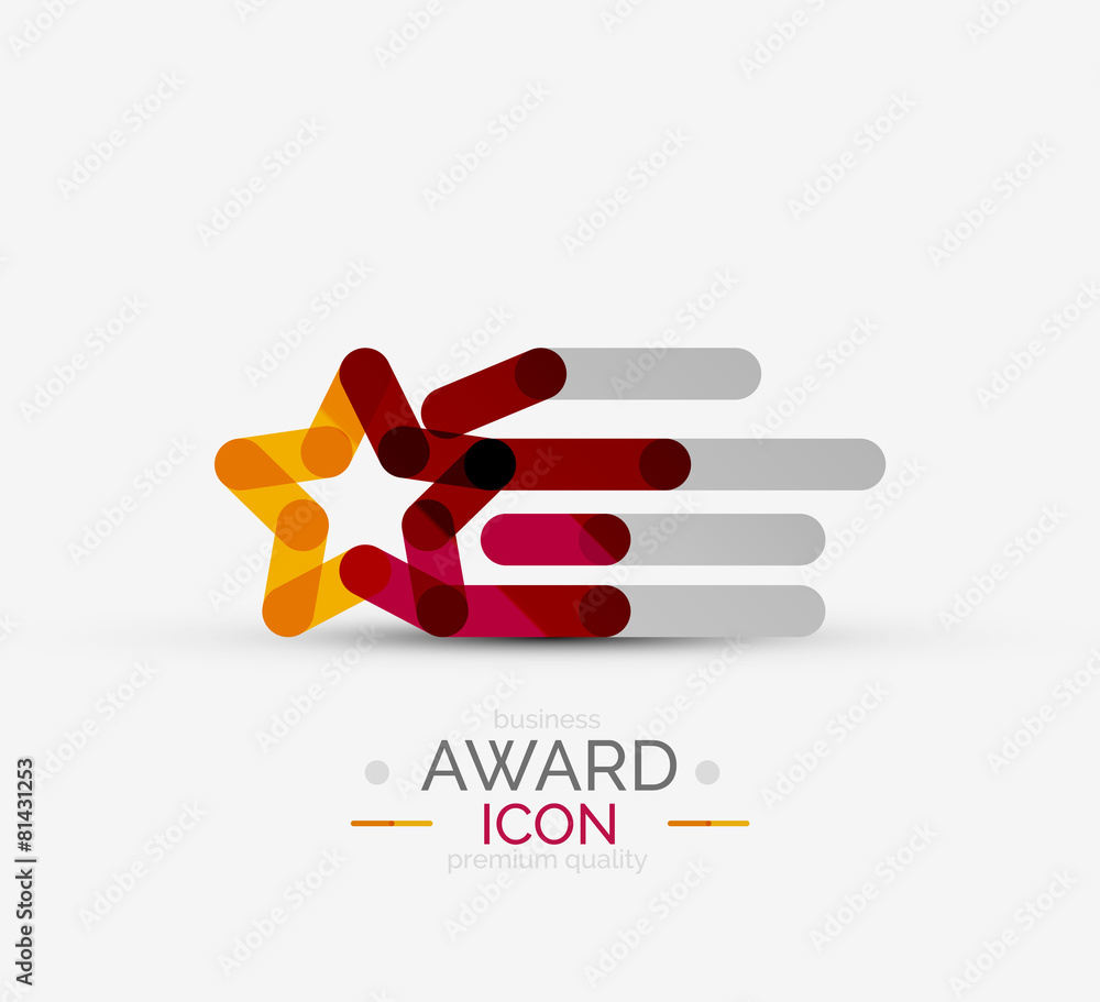 Award icon, logo. Award icon, logo.