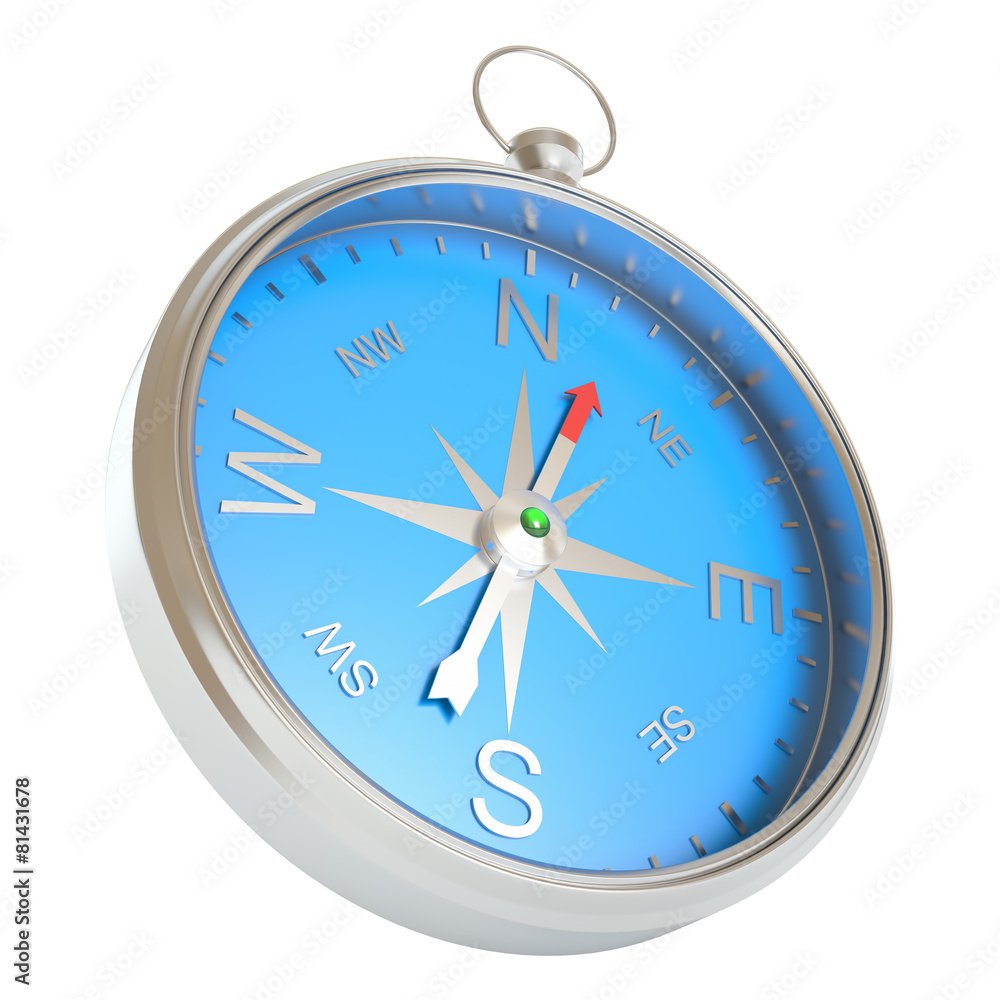 Compass isolated on white background. 3d illustration Compass isolated on white background. 3d illustration