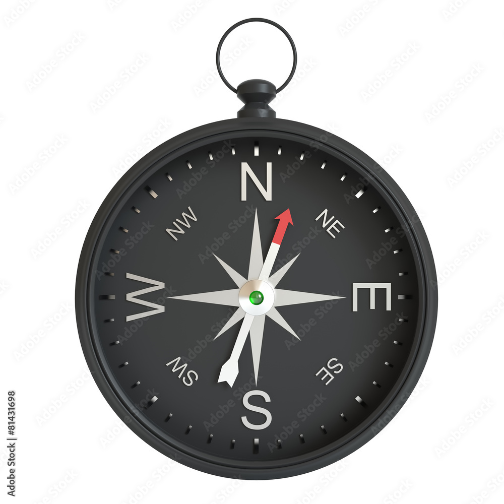 Compass isolated on white background. 3d illustration Compass isolated on white background. 3d illustration