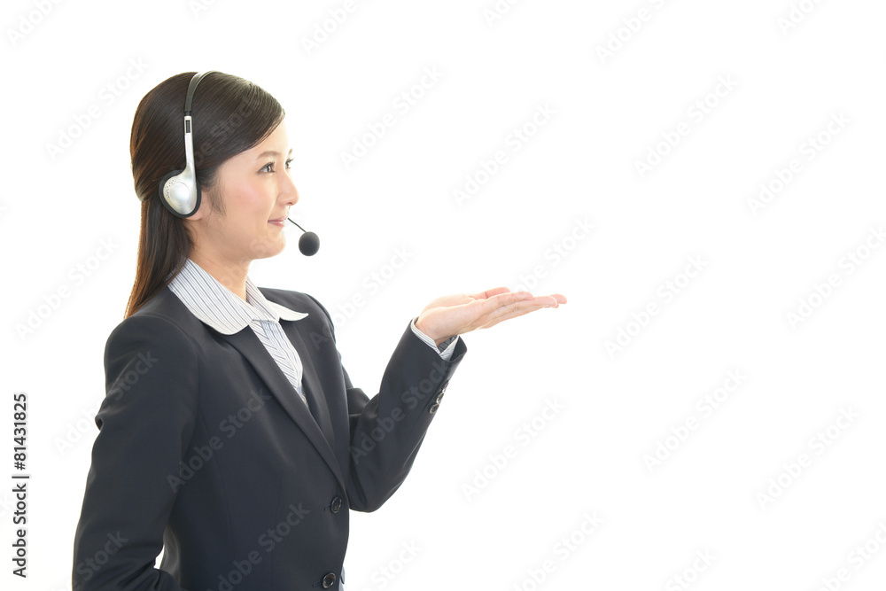 笑顔のオペレーター 笑顔のオペレーター