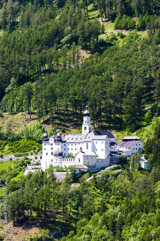 Monte Maria Abbey near Burgusio, Trentino-Alto Adige, Italy