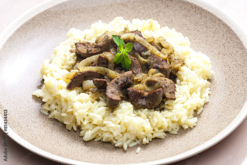 pork kidney with rice pork kidney with rice