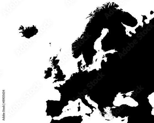 Detaillierte Karte von Europa