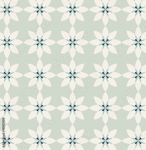 Geometric seamless pattern design from easy shape