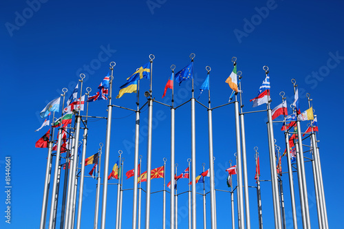 Flags of European countries © kingan