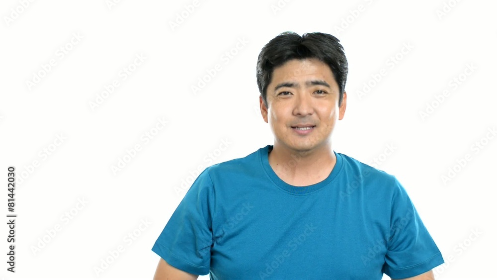 笑顔の男性