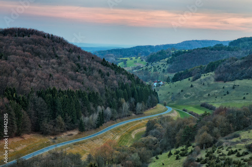 Fototapeta Naklejka Na Ścianę i Meble -  Franconian Spring Landscape