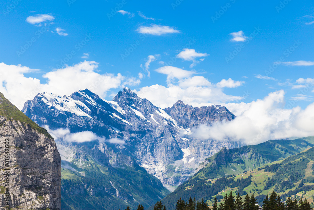 Alps on Bernese Oberland