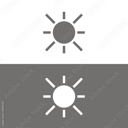Icono sol BN