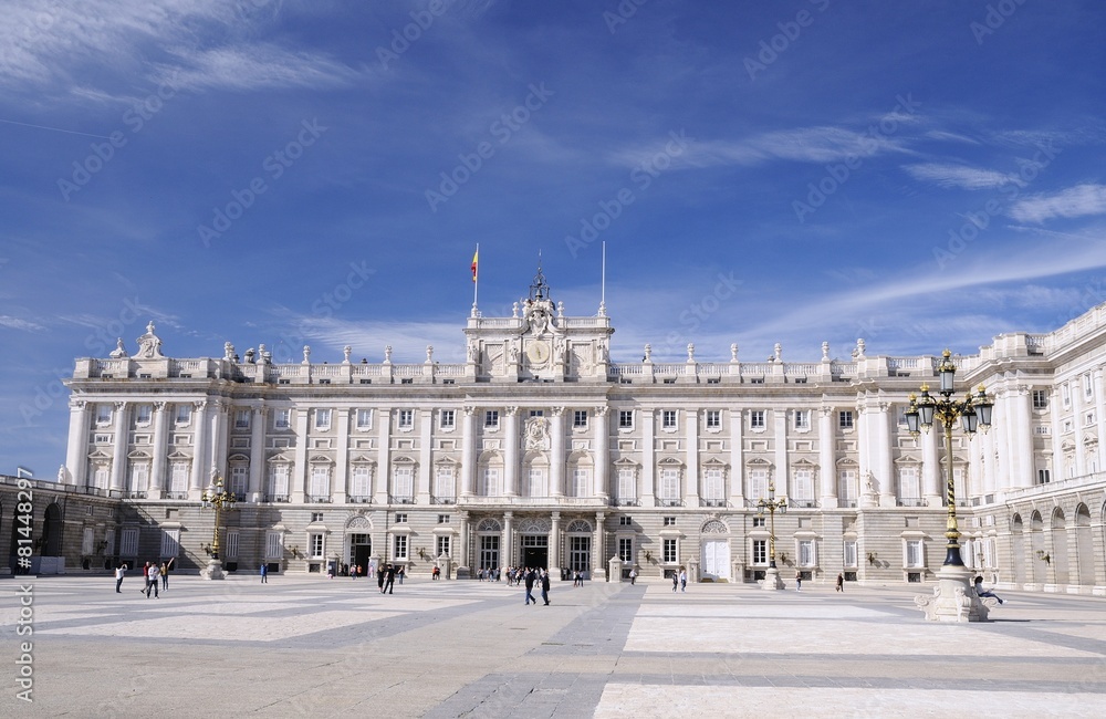 Fototapeta premium Royal Palace in Madrid, Spain.